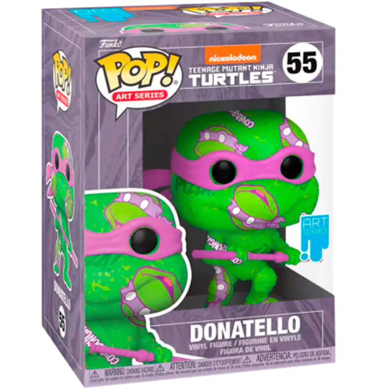 Figurină POP Țestoase Ninja Donatello Artist + Carcasă Exclusivă poza produsului