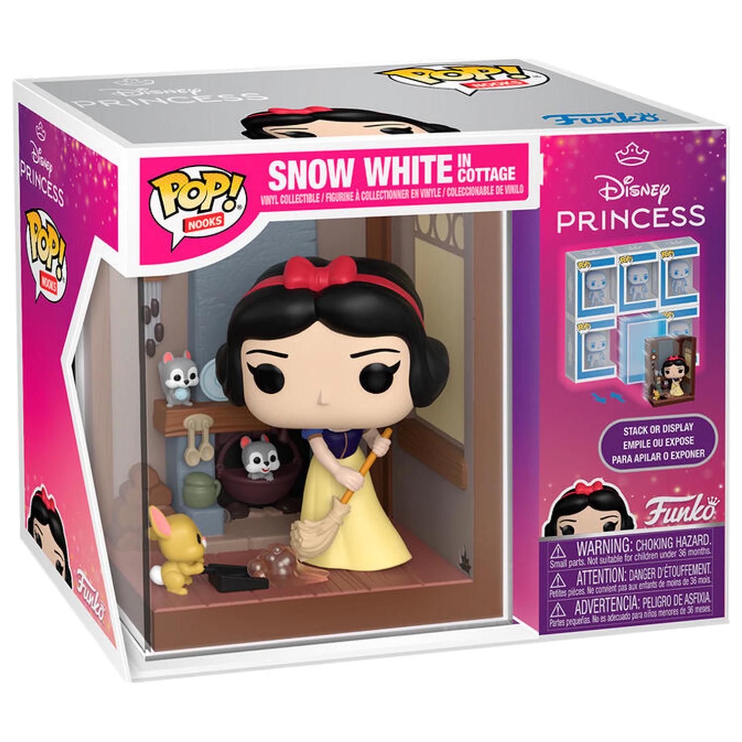 Figurina Funko POP Nooks Disney Princess Snow White in Cottage poza produsului