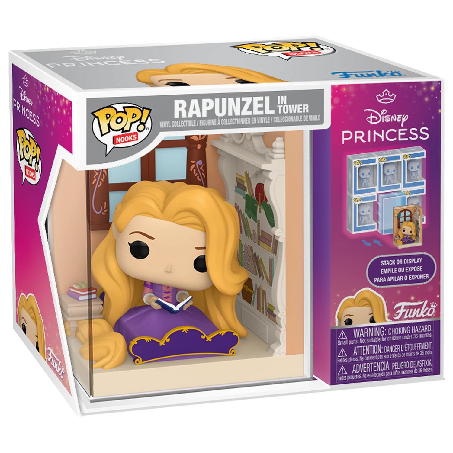 Figurina Funko POP Nooks Disney Tangled Rapunzel in Tower poza produsului