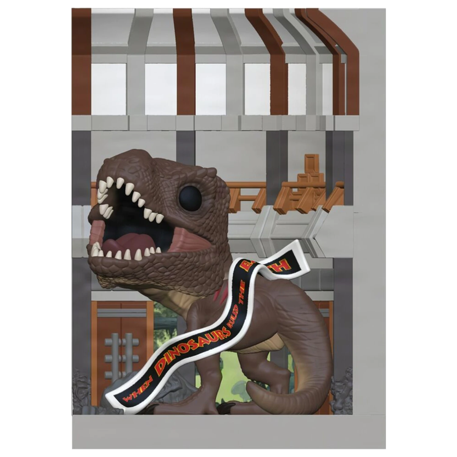 Figurina Funko POP Nooks Jurassic Park T. Rex in Visitor Center poza produsului