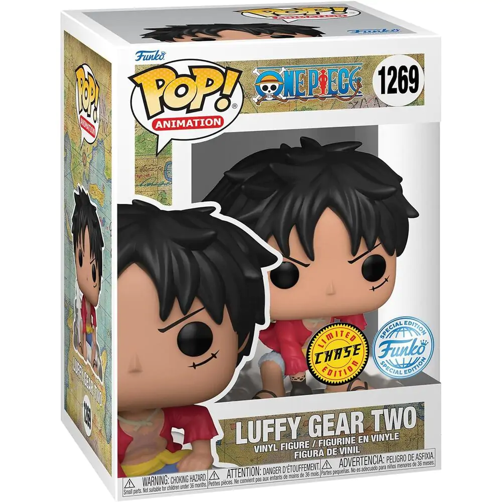 Funko POP figurina One Piece Luffy Gear Two Exclusive Chase poza produsului