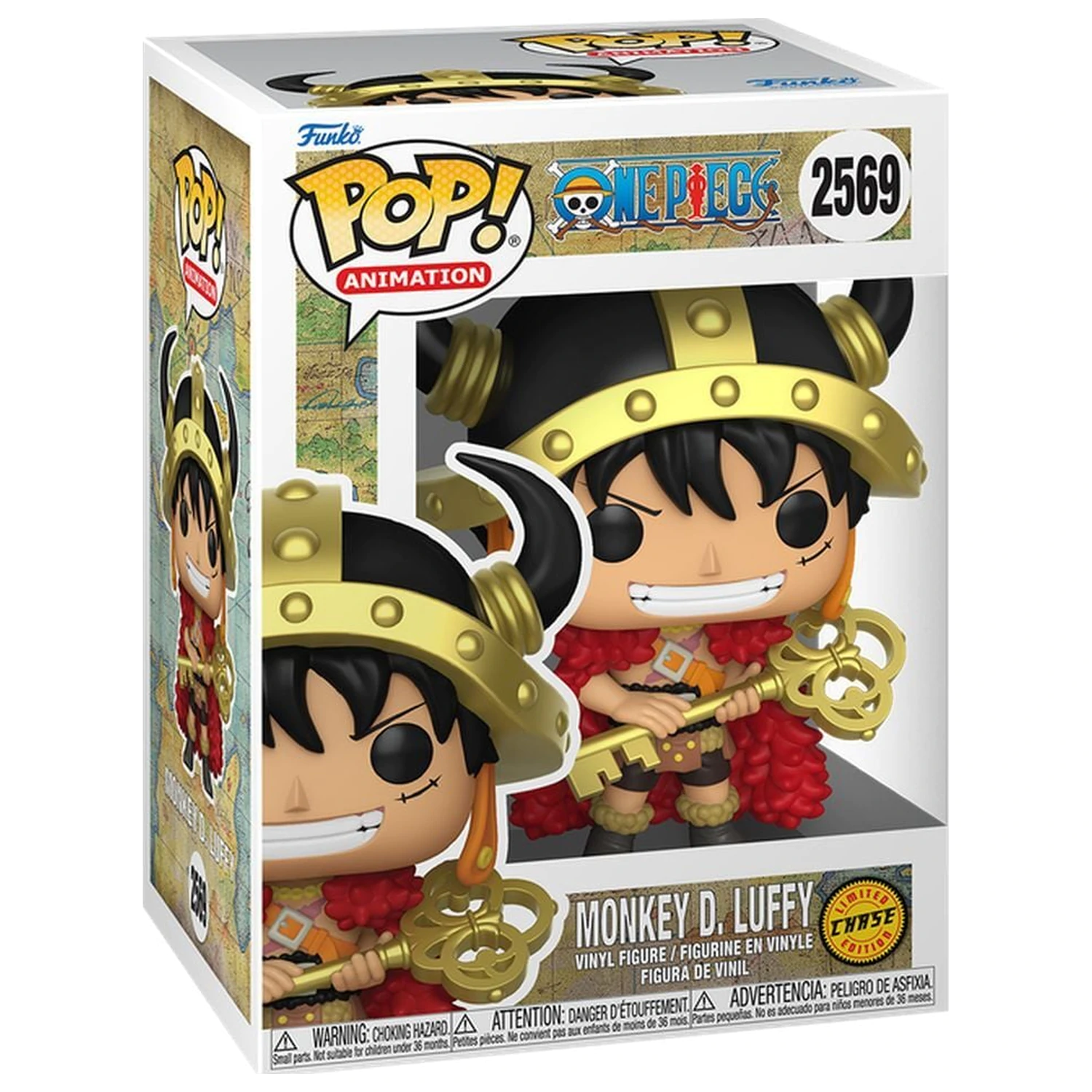 Funko POP figurina One Piece Monkey D Luffy Chase poza produsului