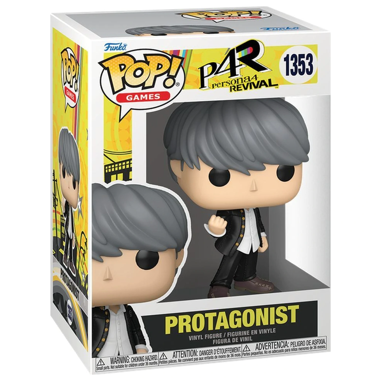 Figura Funko POP Persona 4 Revival Protagonist poza produsului
