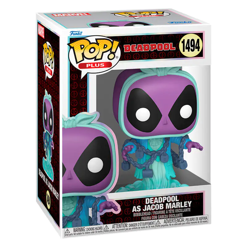 Figurină Funko POP Plus Marvel Deadpool - Deadpool ca Jacob Marley poza produsului
