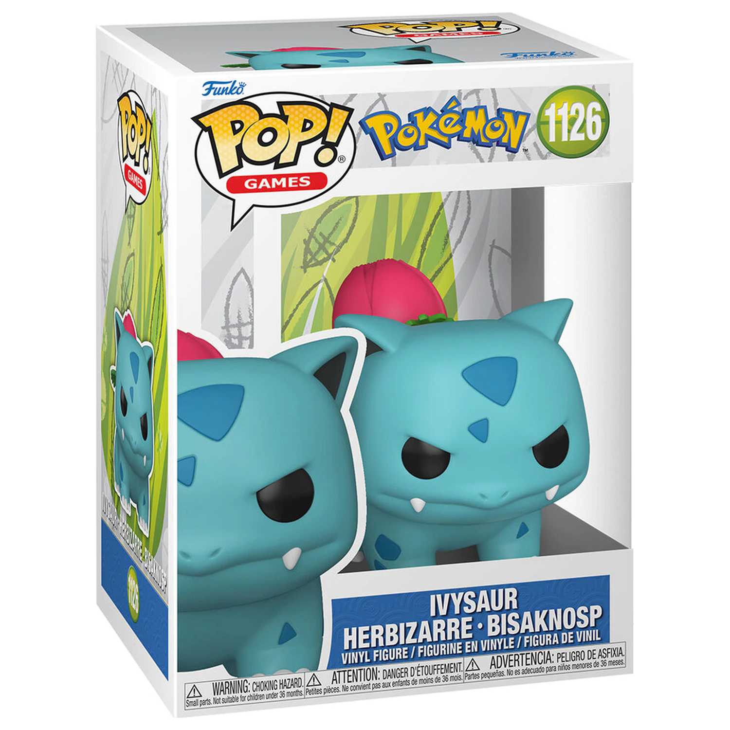 Figurină Funko POP Pokemon Ivysaur Herbizarre Bisaknosp poza produsului