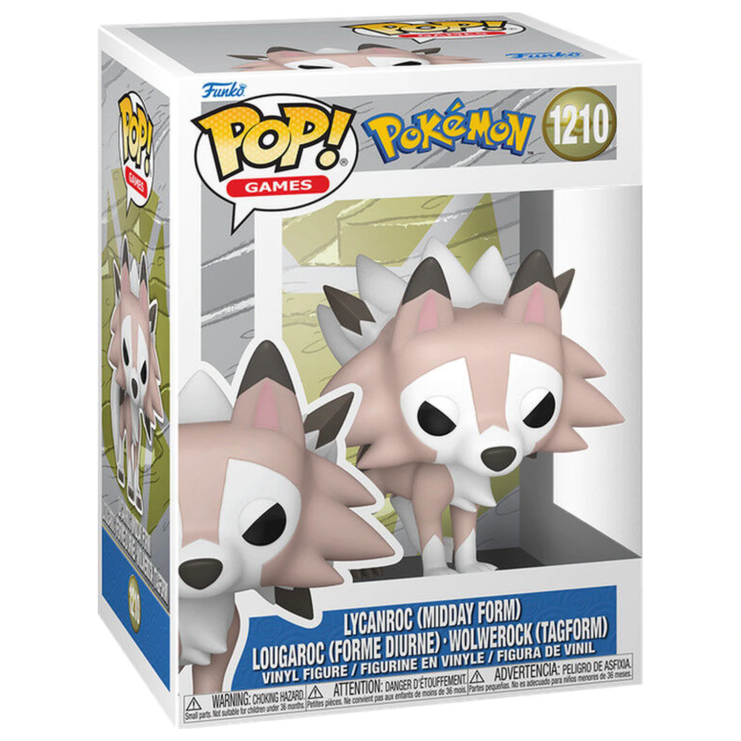 Funko POP figurina Pokemon Lycanroc Midday Form poza produsului