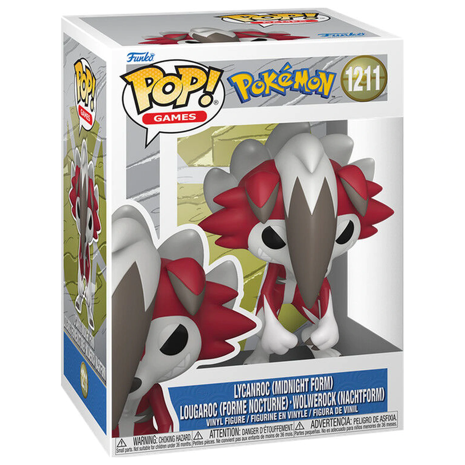 Figurină Funko POP Pokemon Lycanroc Midnight Form poza produsului