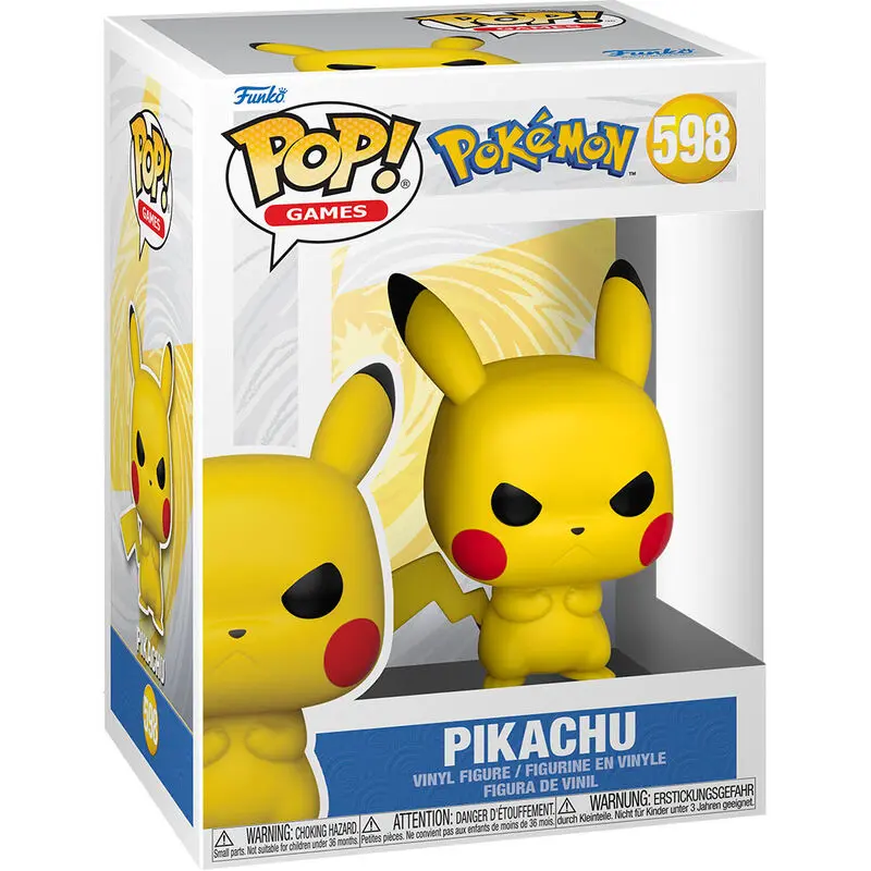 Pokemon POP! Jocuri figurină din vinil Pikachu Morocănos (EMEA) 9 cm poza produsului