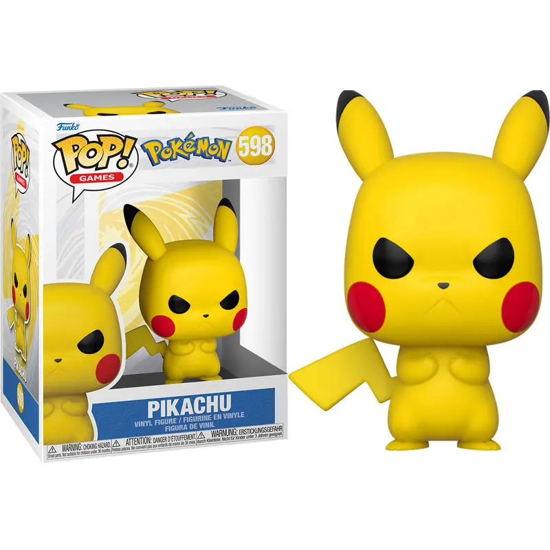 Pokemon POP! Jocuri figurină din vinil Pikachu Morocănos (EMEA) 9 cm poza produsului