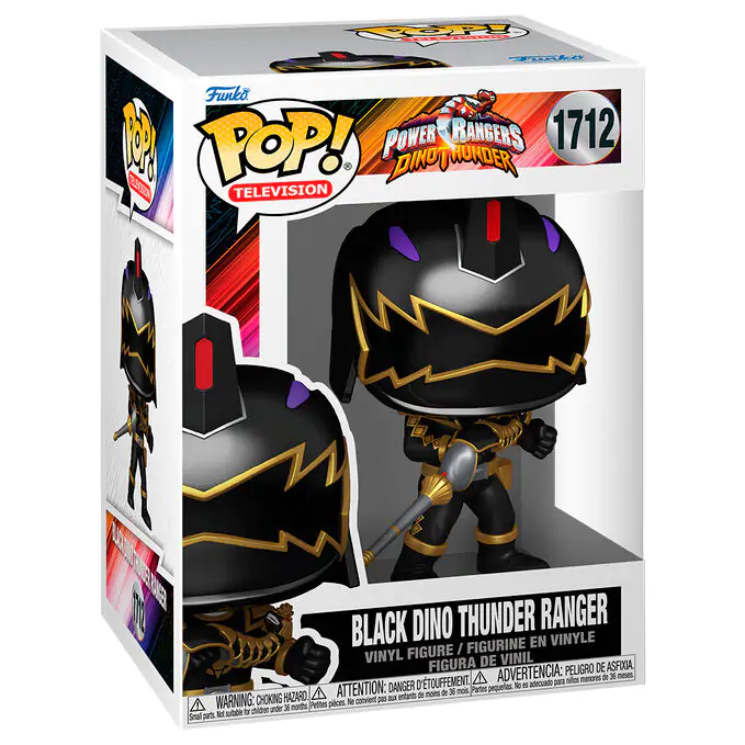 Figurină Funko POP Power Rangers Dino Thunder - Black Dino Thunder Ranger poza produsului