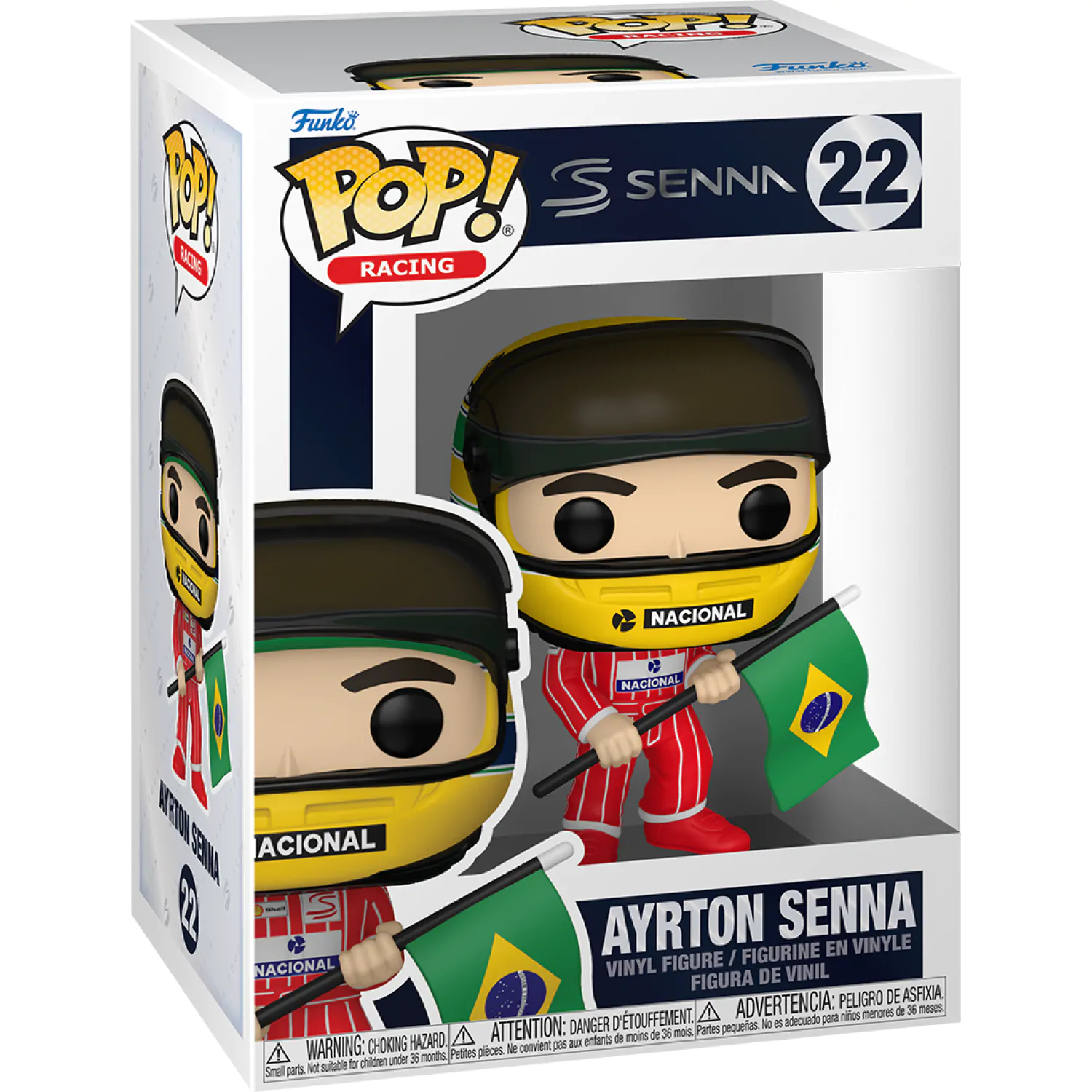 Figurina Funko POP Racing Senna (Brazilian Flag) poza produsului