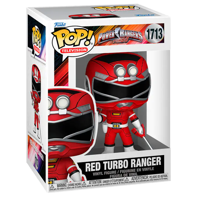 Figurină Funko POP Rangers Turbo - Red Turbo Ranger poza produsului