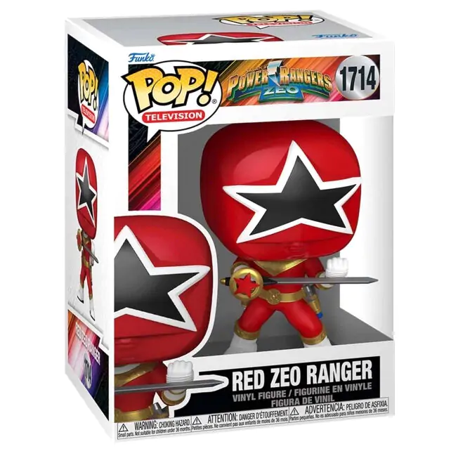 Figurină Funko POP Rangers Turbo - Red Zeo Ranger poza produsului