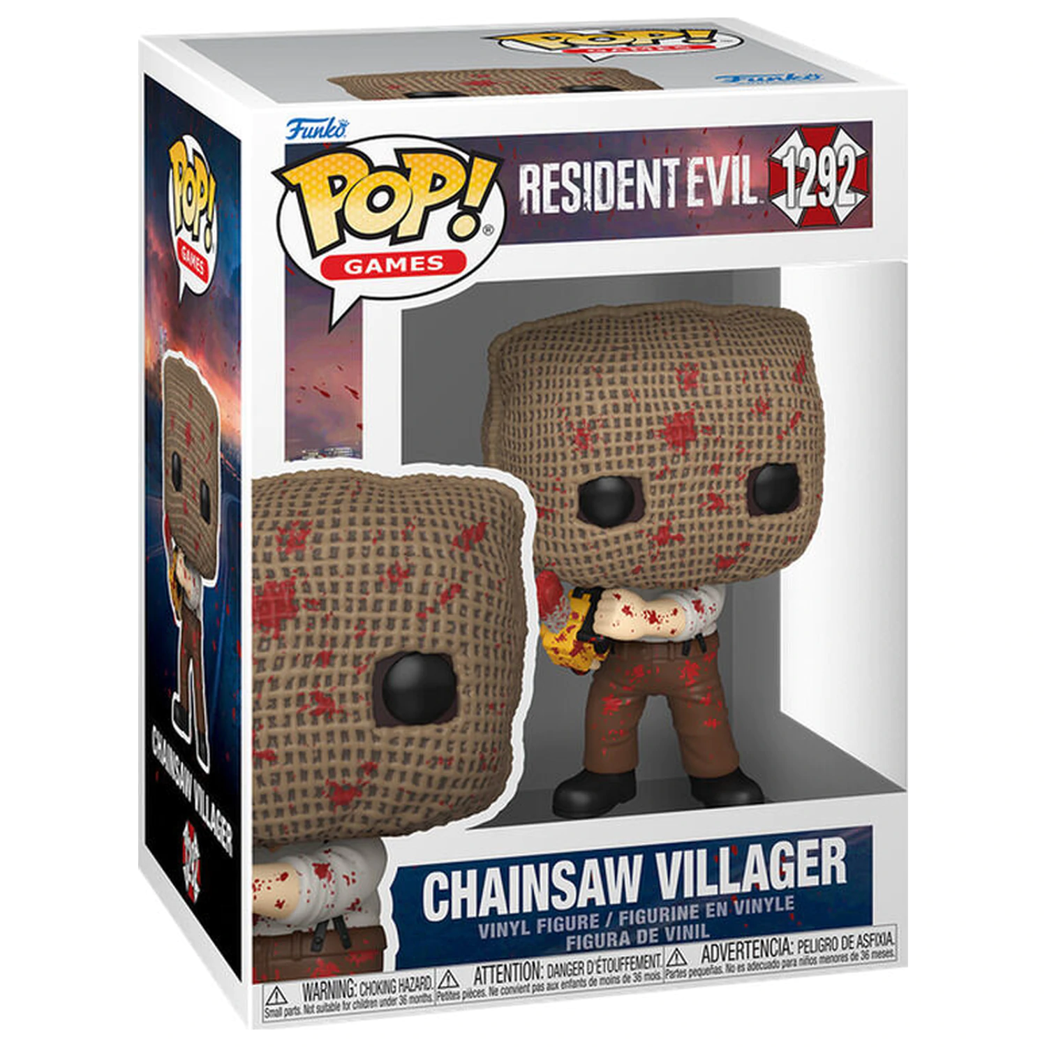 Figurină Funko POP Resident Evil Chainsaw Villager poza produsului