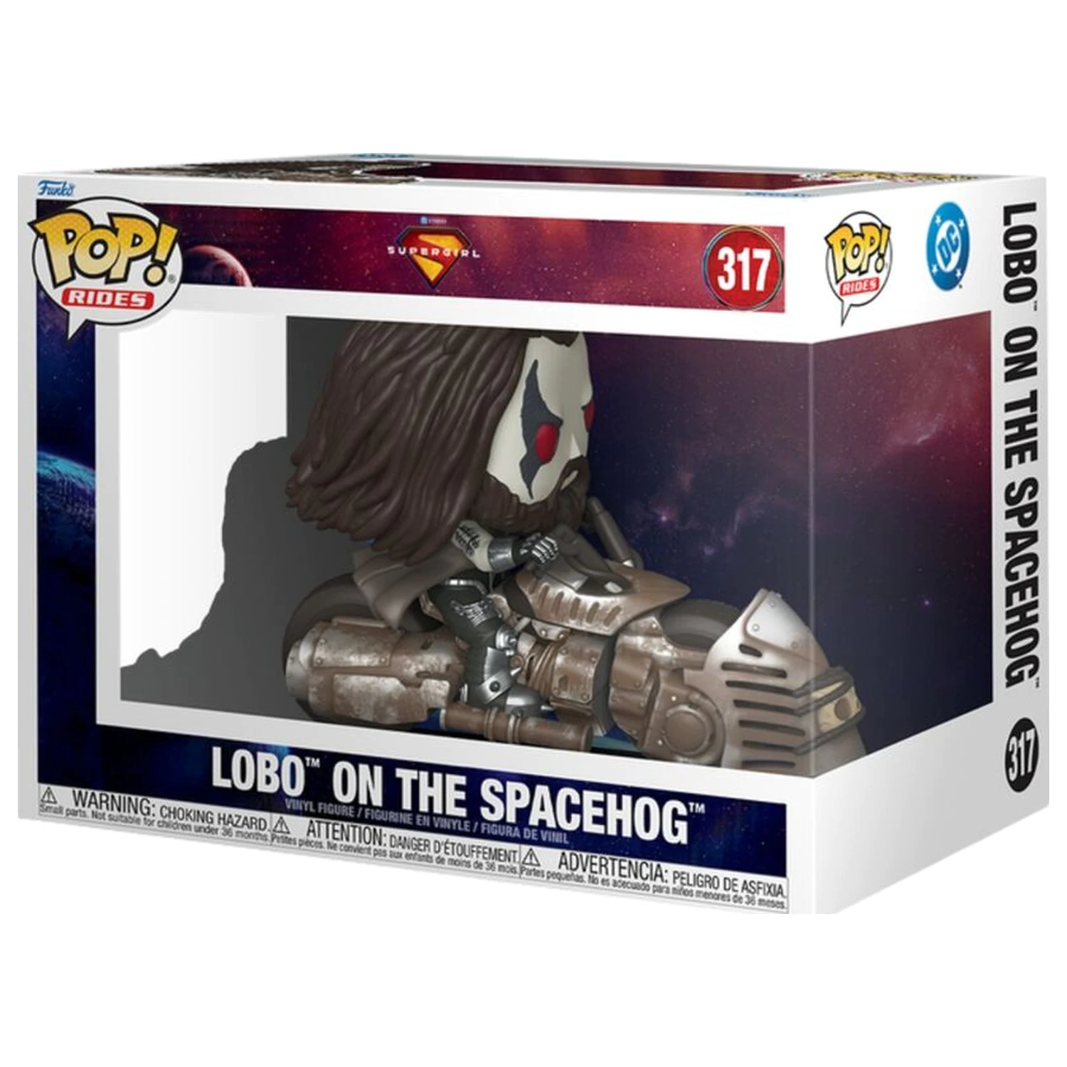 Funko POP figurina Ride DC Comics Supergirl Lobo pe Spacehog poza produsului