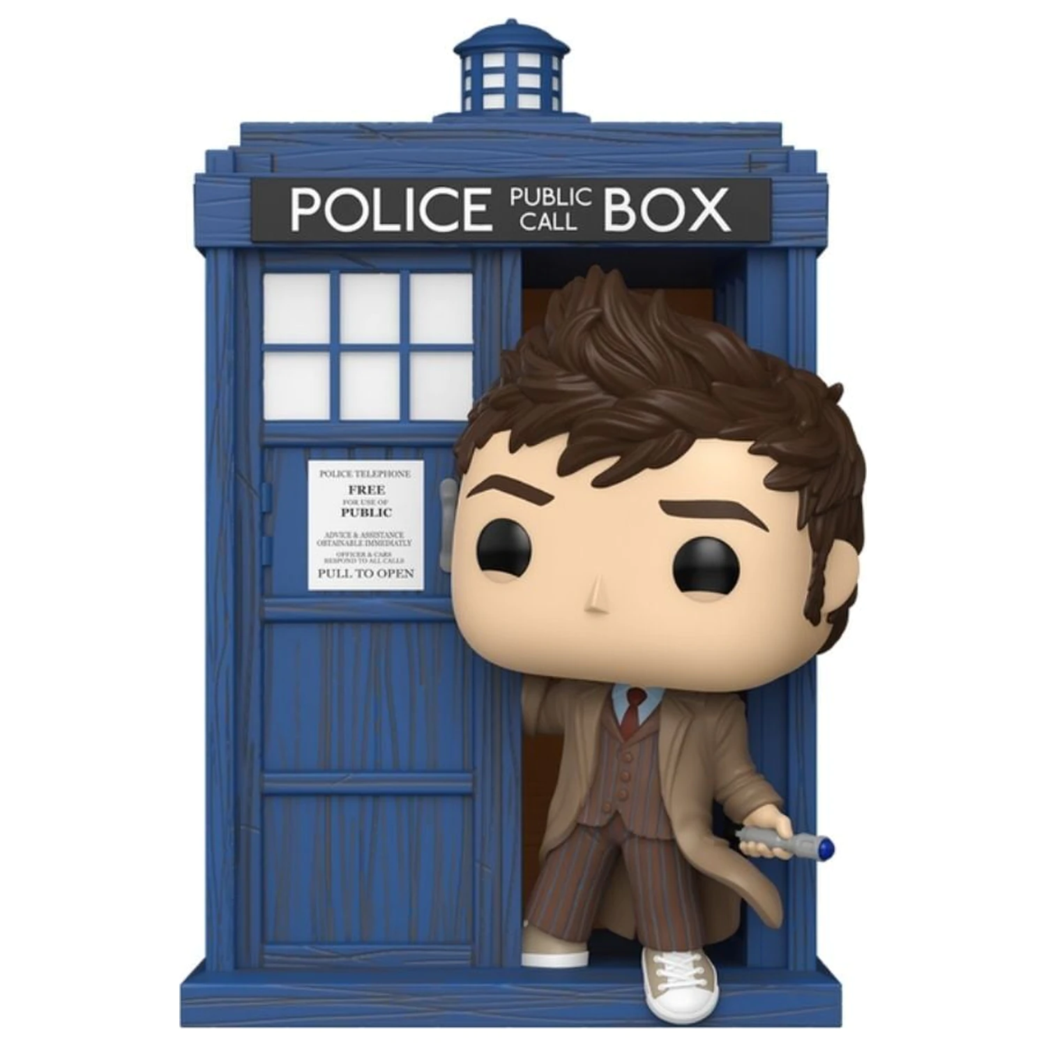 Funko POP figurina Rides Deluxe Doctor Who Tardis cu Tenth Doctor poza produsului