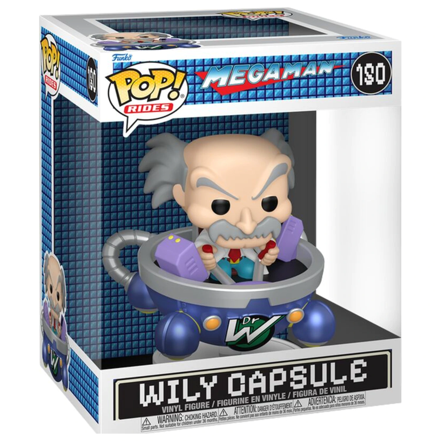Funko POP figura Rides Deluxe Mega Man Dr. Wily in Wily Capsule poza produsului
