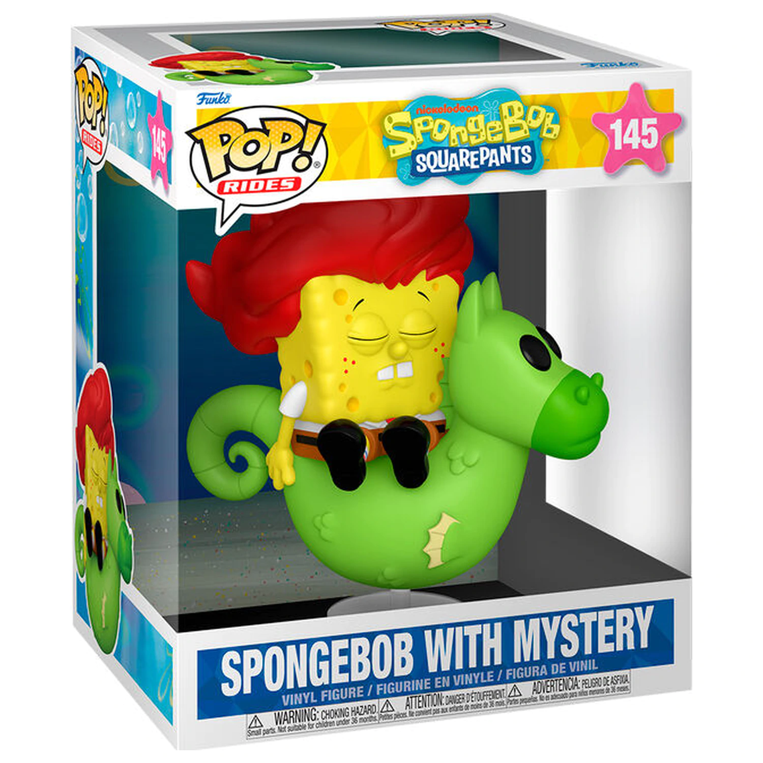 Figurina Funko POP Rides Deluxe SpongeBob SquarePants Spongebob with Mystery poza produsului
