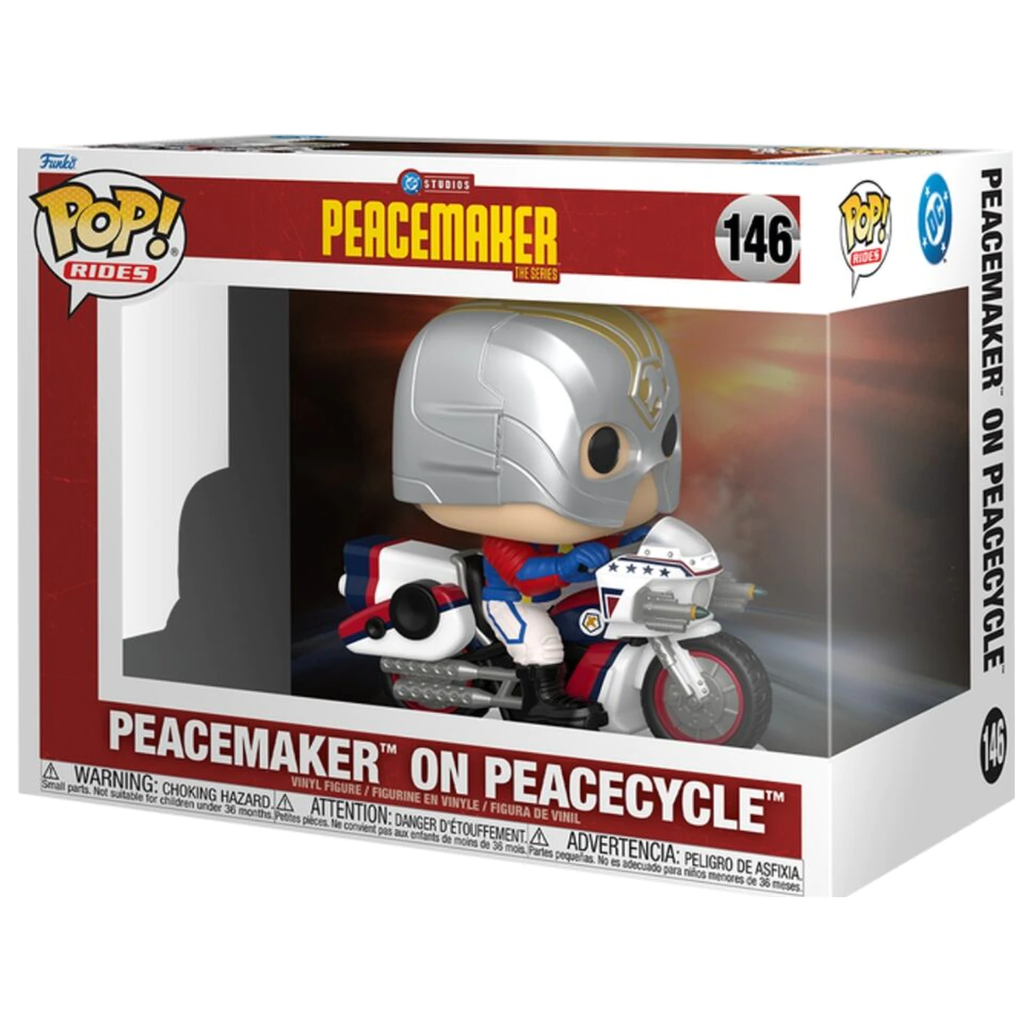 Figurina Funko POP Rides Peacemaker - Peacemaker on Peacecycle poza produsului