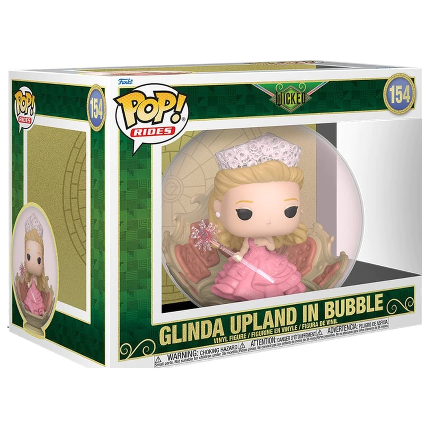 Funko POP figura Rides Wicked Glinda Upland in Bubble poza produsului