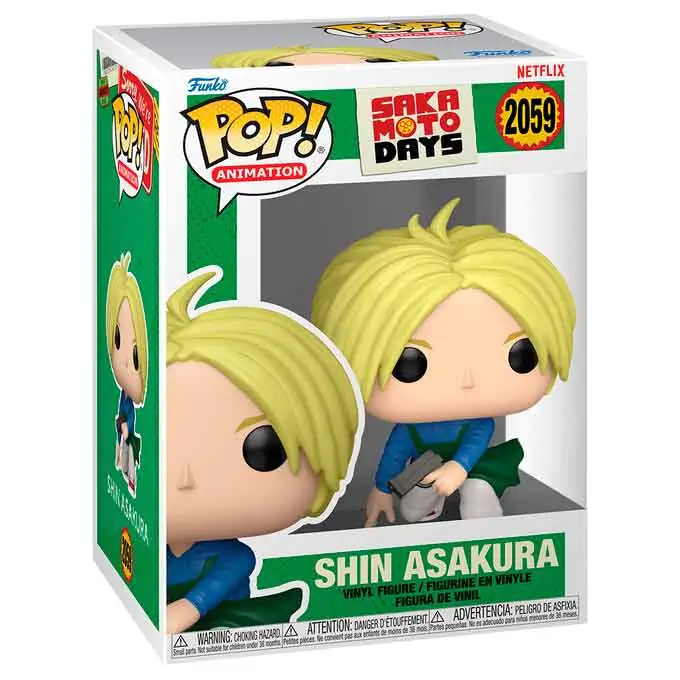 Figurina Funko POP Sakamoto Days Shin Asakura poza produsului