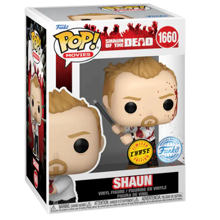 Figurină Funko POP Shaun of the Dead Shaun Exclusive Chase poza produsului