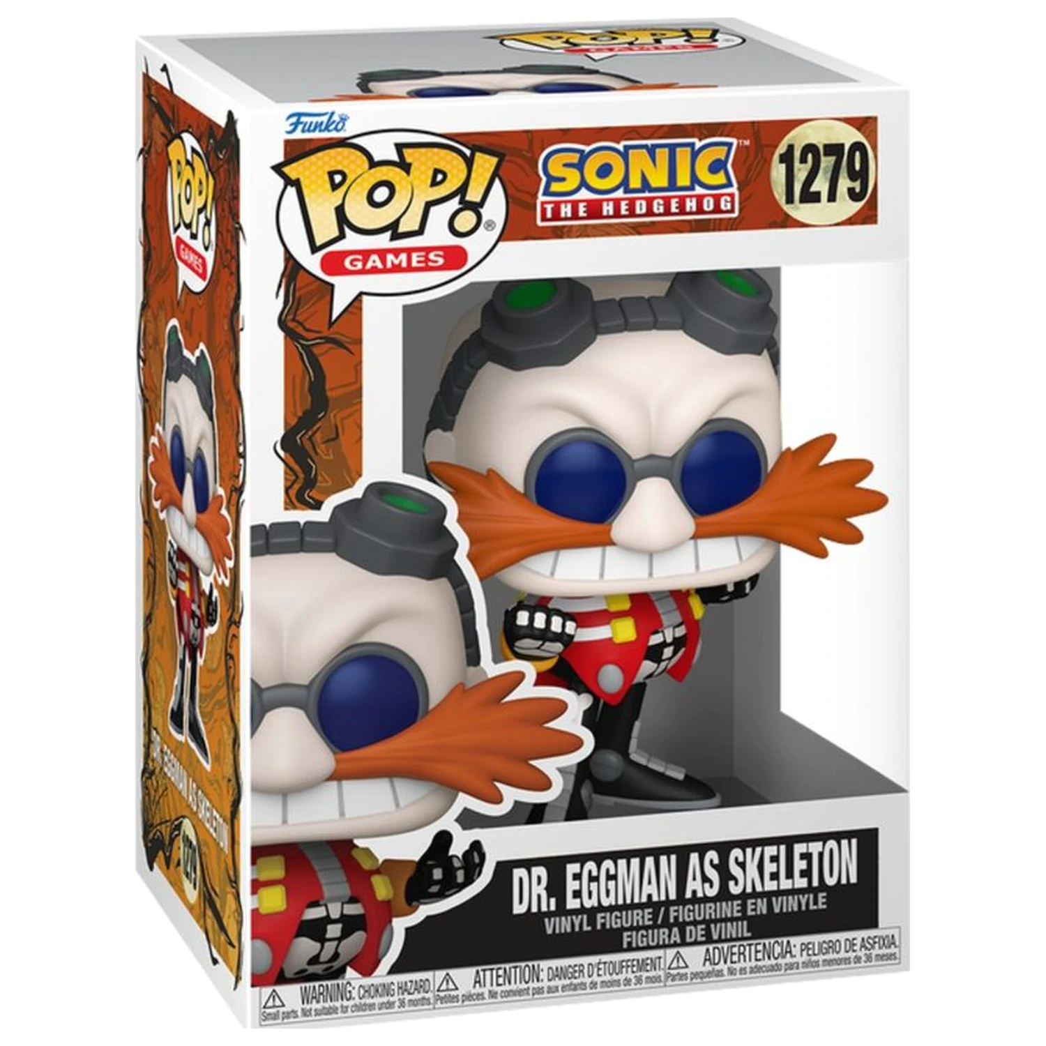 Funko POP figurina Sonic The Hedgehog Dr. Eggman as Skeleton poza produsului