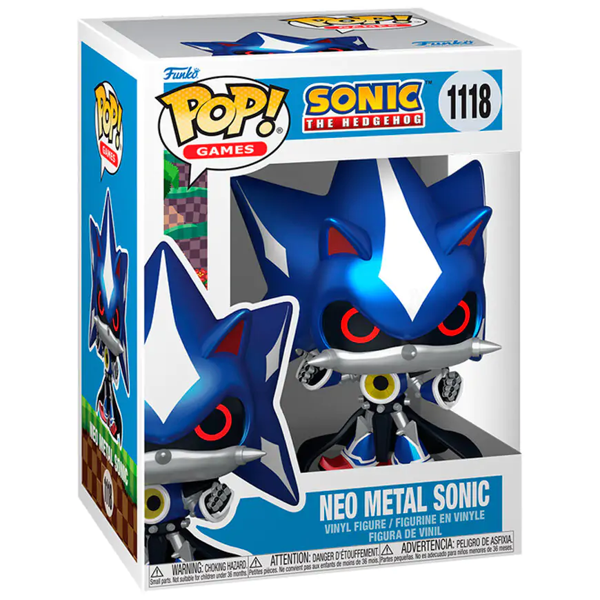 Figurină Funko POP Sonic The Hedgehog Neo Metal Sonic poza produsului