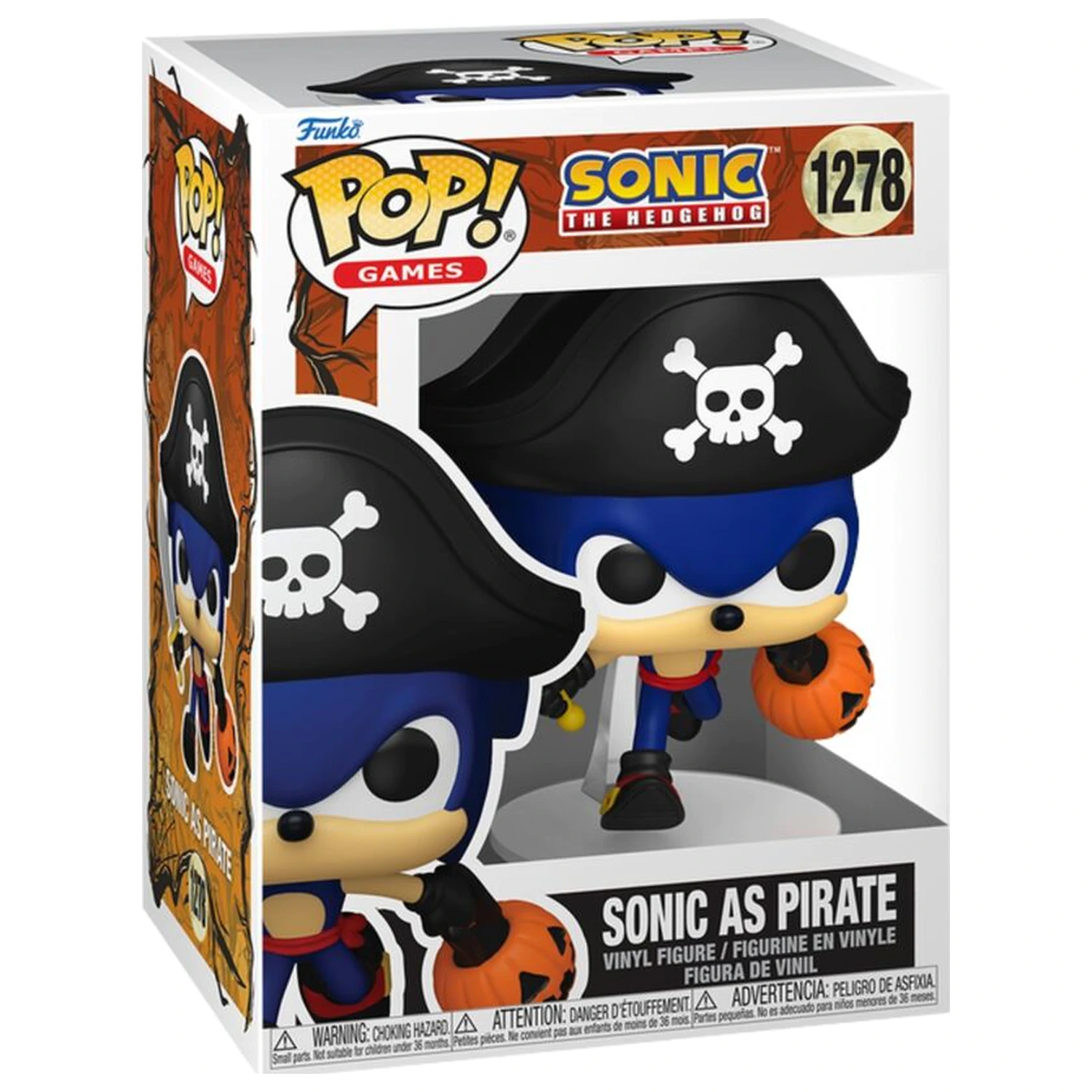 Funko POP figurina Sonic The Hedgehog Sonic as Pirate poza produsului
