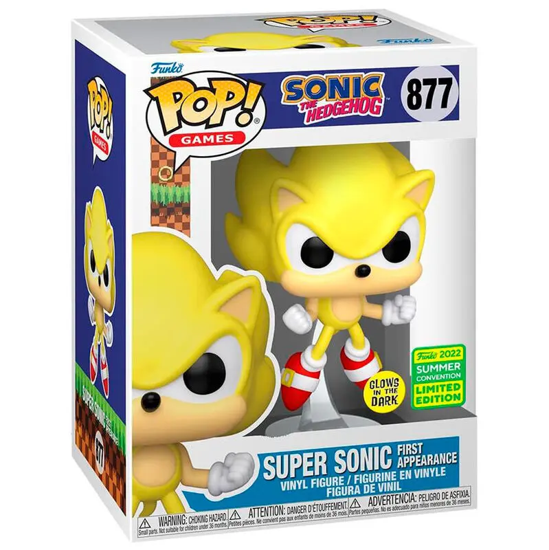 figurina POP Sonic The Hedgehog Super Sonic Exclusive poza produsului