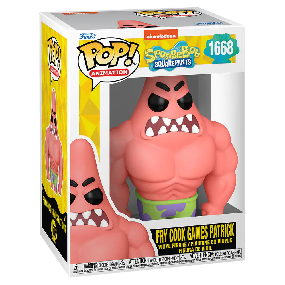 Figurină Funko POP Sponge Bob Bucătar de cartofi prăjiți Game Patrick poza produsului