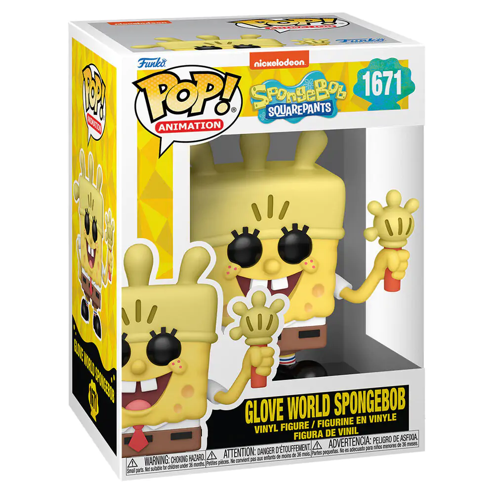 Figurină Funko POP Sponge Bob Glove World Spongebob poza produsului