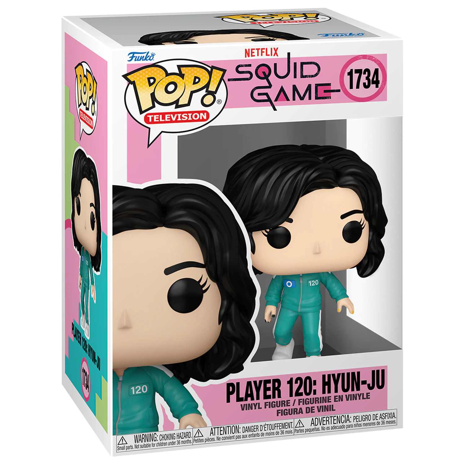 Funko POP figurina Squid Game Player 120: Hyun-ju poza produsului