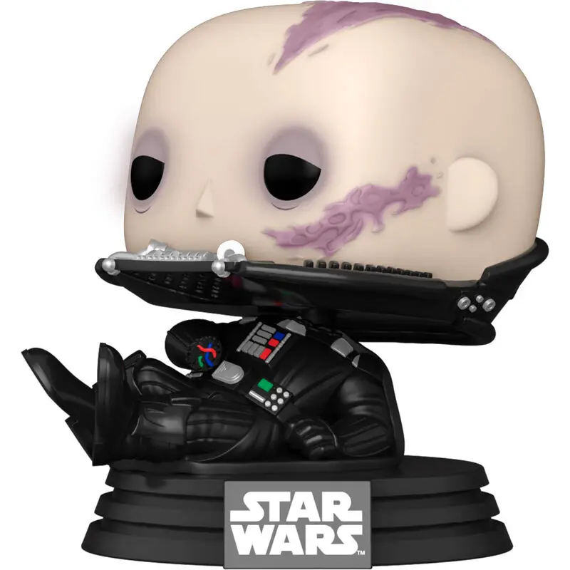 Star Wars Return of the Jedi 40th Anniversary POP! Figurină de Vinil Vader (Dezmascat) 9 cm poza produsului