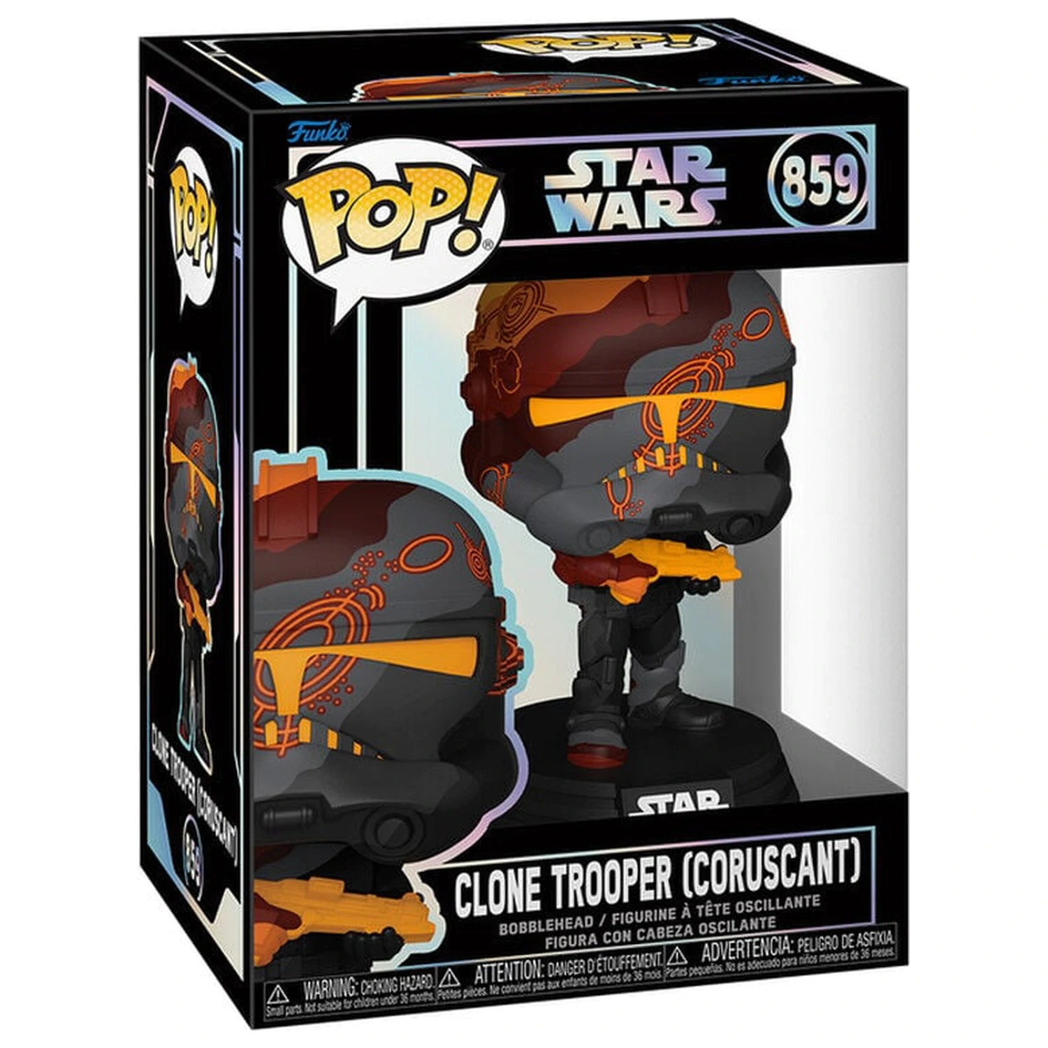 Funko POP figurina Star Wars Clone Trooper Coruscant poza produsului