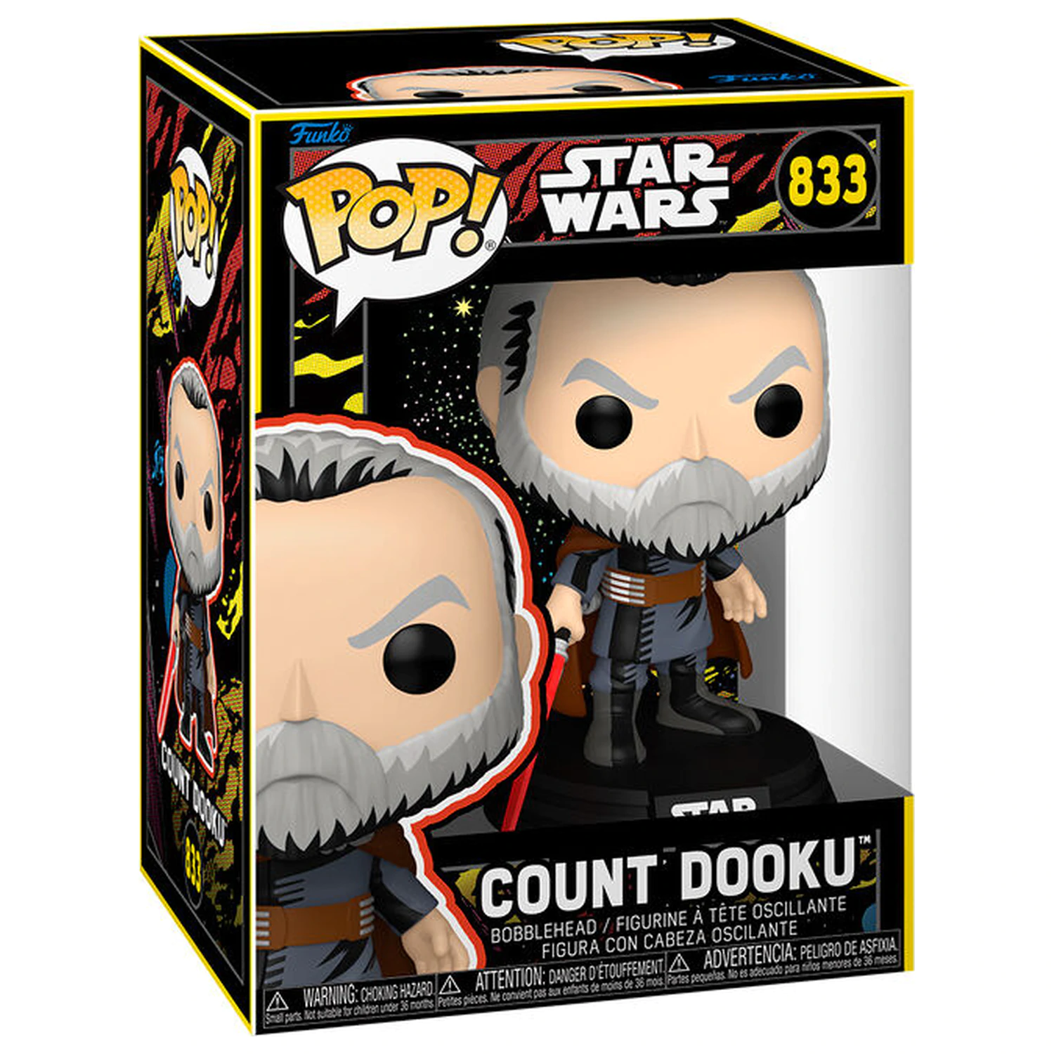Figurina Funko POP Star Wars Count Dooku poza produsului