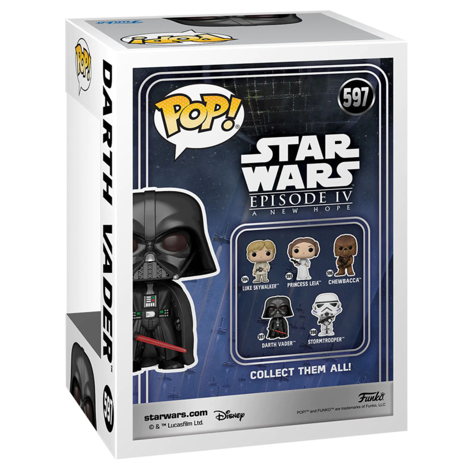 Star Wars New Classics POP! Star Wars Figurina Vinil Darth Vader 9 cm poza produsului