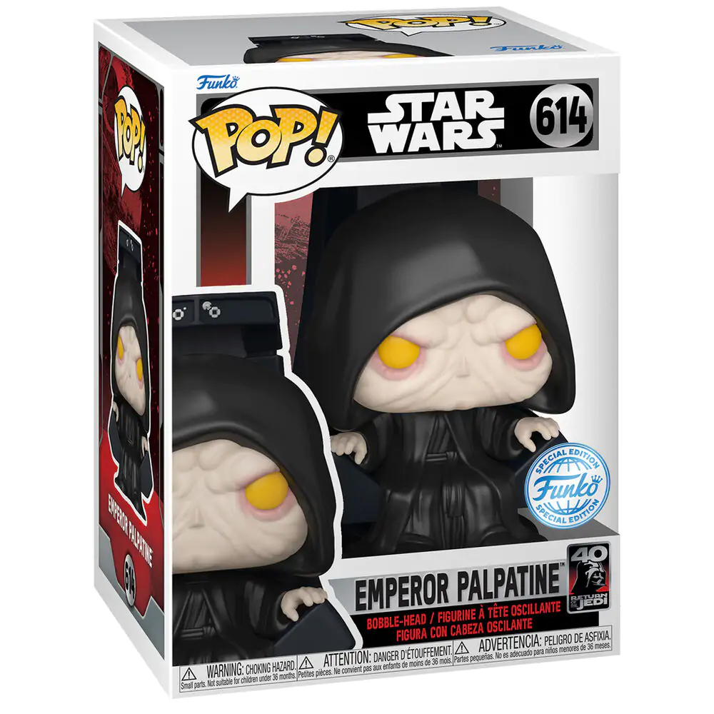 Figurină Funko POP Star Wars Emperor Palpatine Exclusive poza produsului