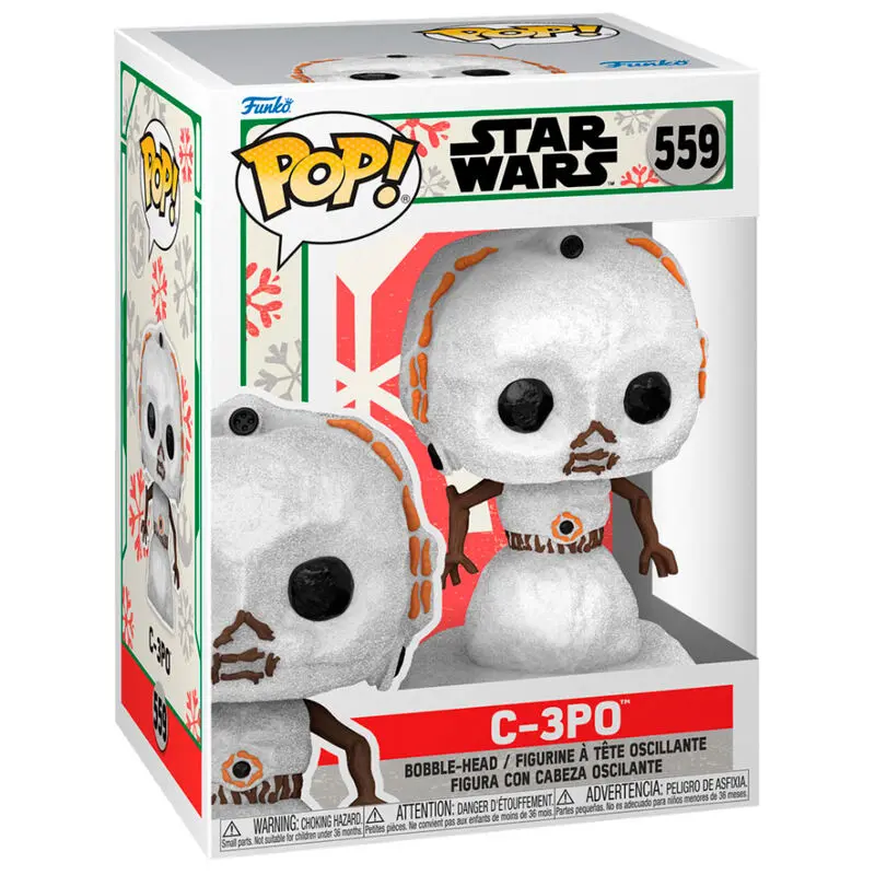 Star Wars Holiday 2022 POP! Heroes Figurina Vinyl C-3PO 9 cm poza produsului