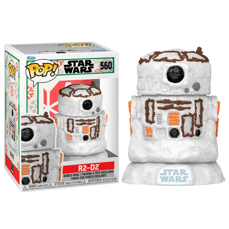 Star Wars Sărbători 2022 POP! Heroes Figurina Vinyl R2-D2 9 cm poza produsului