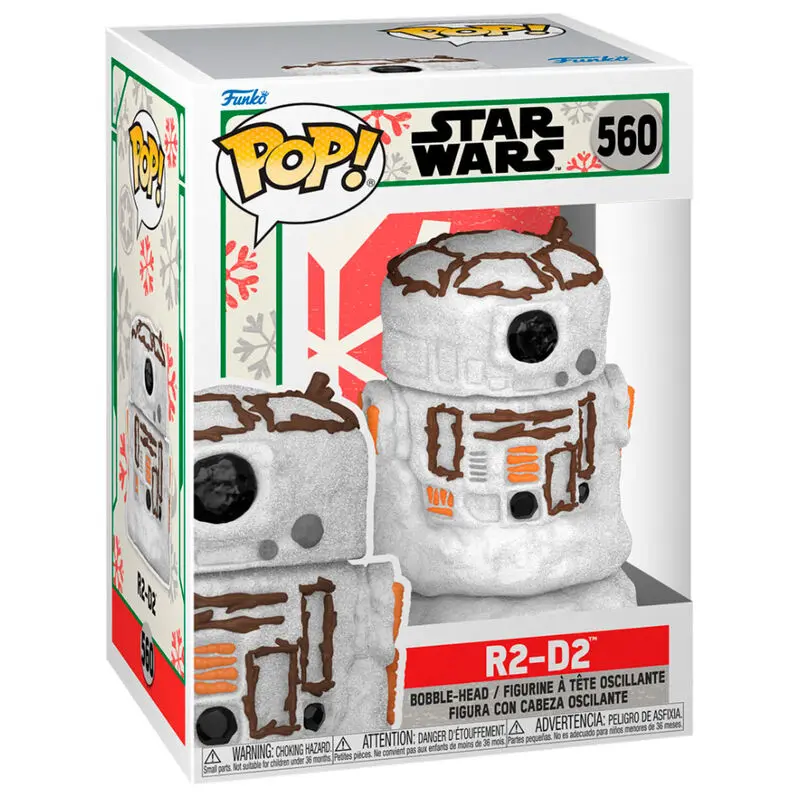 Star Wars Sărbători 2022 POP! Heroes Figurina Vinyl R2-D2 9 cm poza produsului