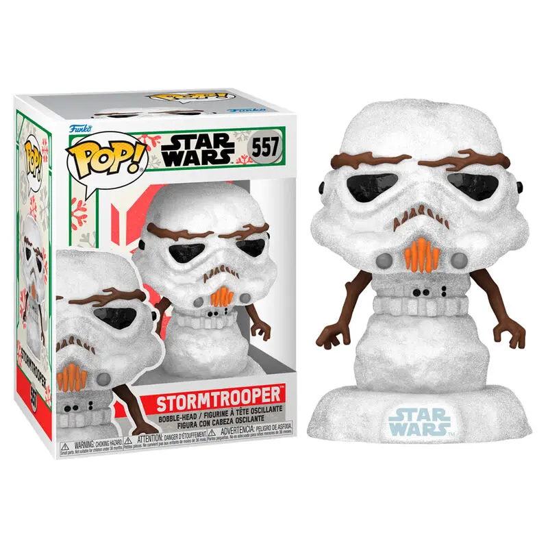 Figurină de vinil Star Wars Holiday 2022 POP! Heroes Stormtrooper 9 cm poza produsului
