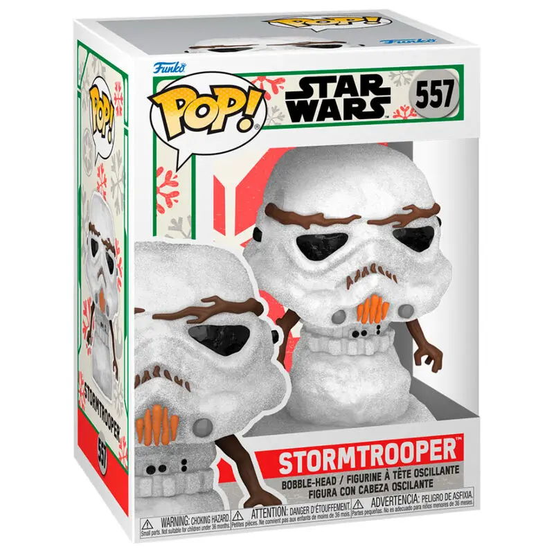 Figurină de vinil Star Wars Holiday 2022 POP! Heroes Stormtrooper 9 cm poza produsului