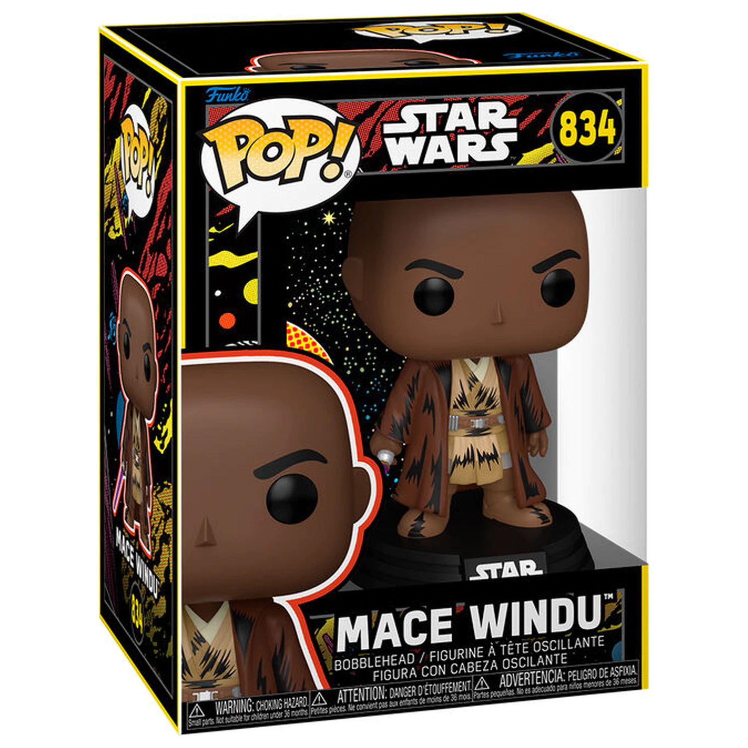 Funko POP figurină Star Wars Mace Windu [AMBALAJ DETERIORAT] poza produsului