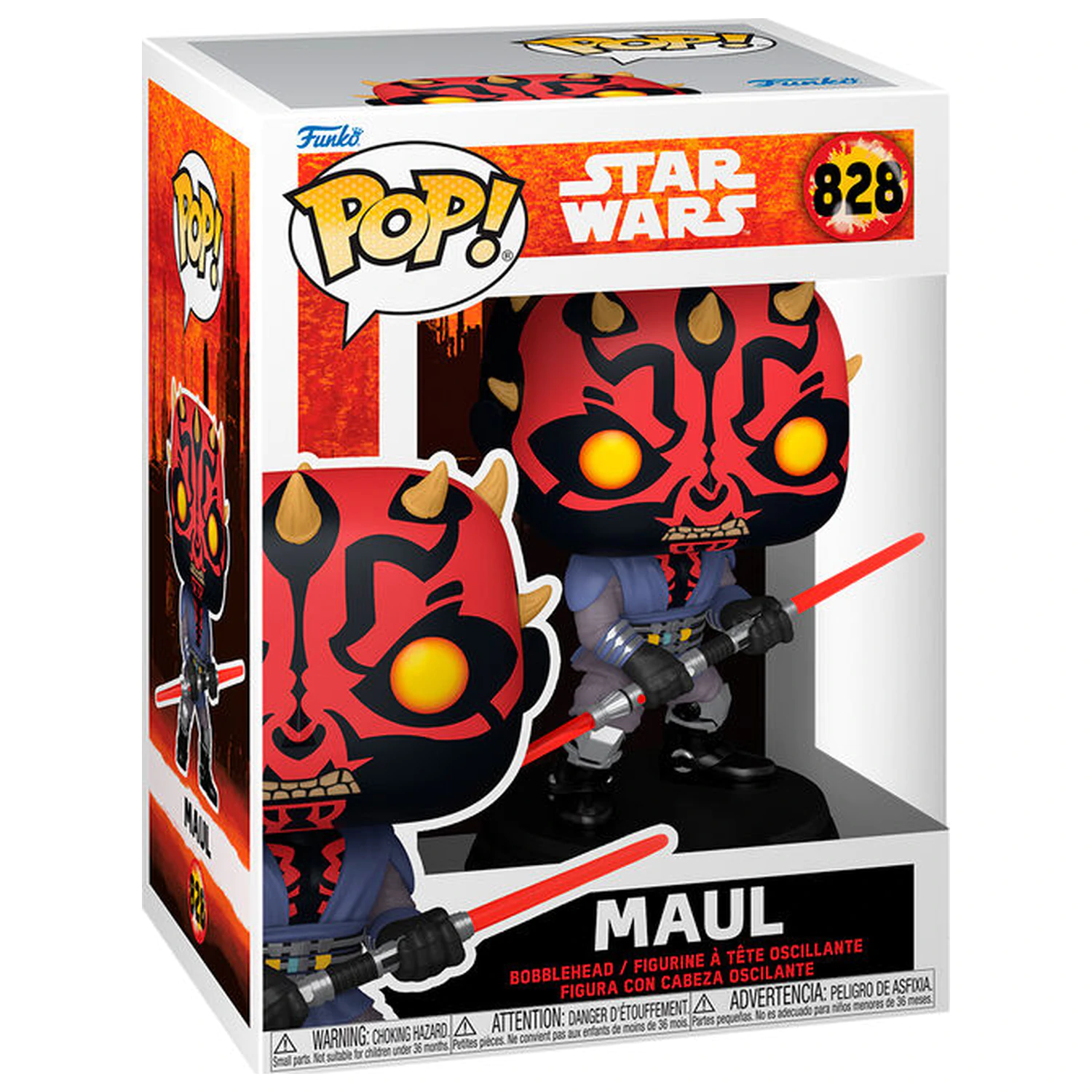 Funko POP figurină Star Wars Maul Shadow Lord Maul [AMBALAJ DETERIORAT] poza produsului