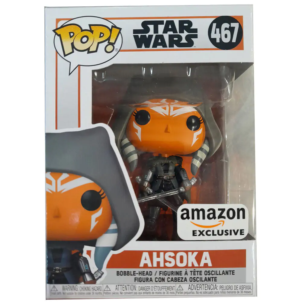 Figurină POP Star Wars The Mandalorian Ahsoka Hooded Exclusive poza produsului