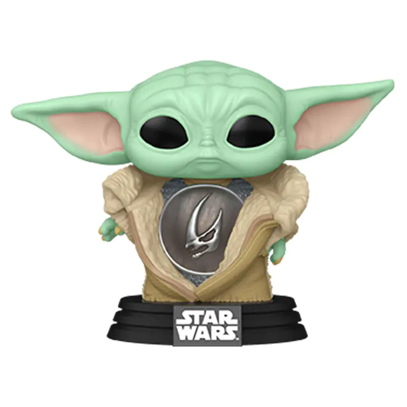 Figurină Funko POP Star Wars The Mandalorian Din Grogu cu Armură poza produsului