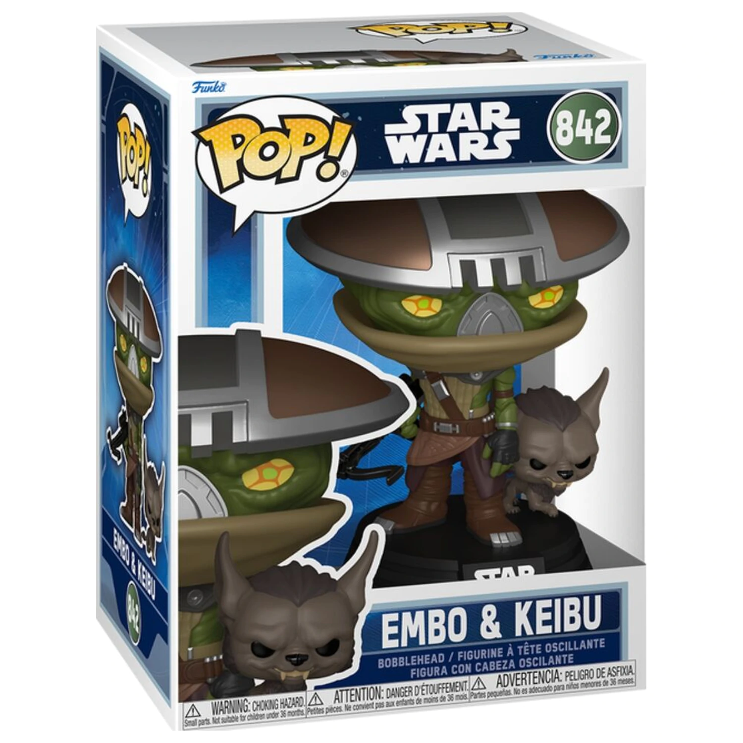 Funko POP figurina Star Wars: The Mandalorian & Grogu - Embo & Keibu poza produsului
