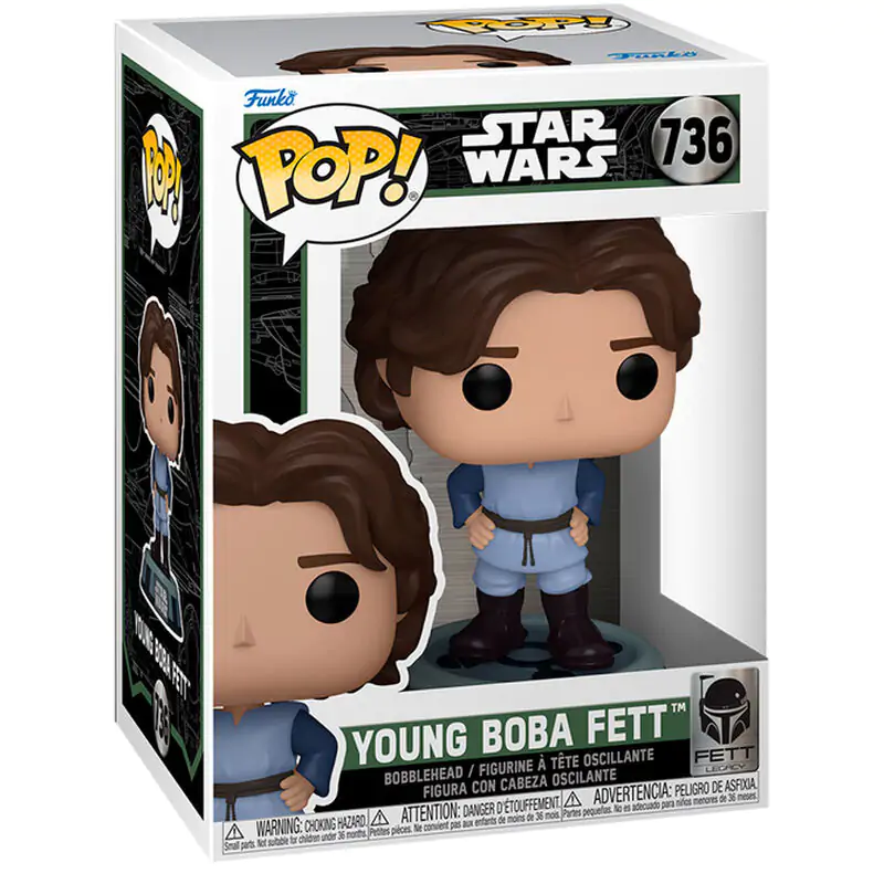 Figurină Funko POP Star Wars Young Boba Fett poza produsului