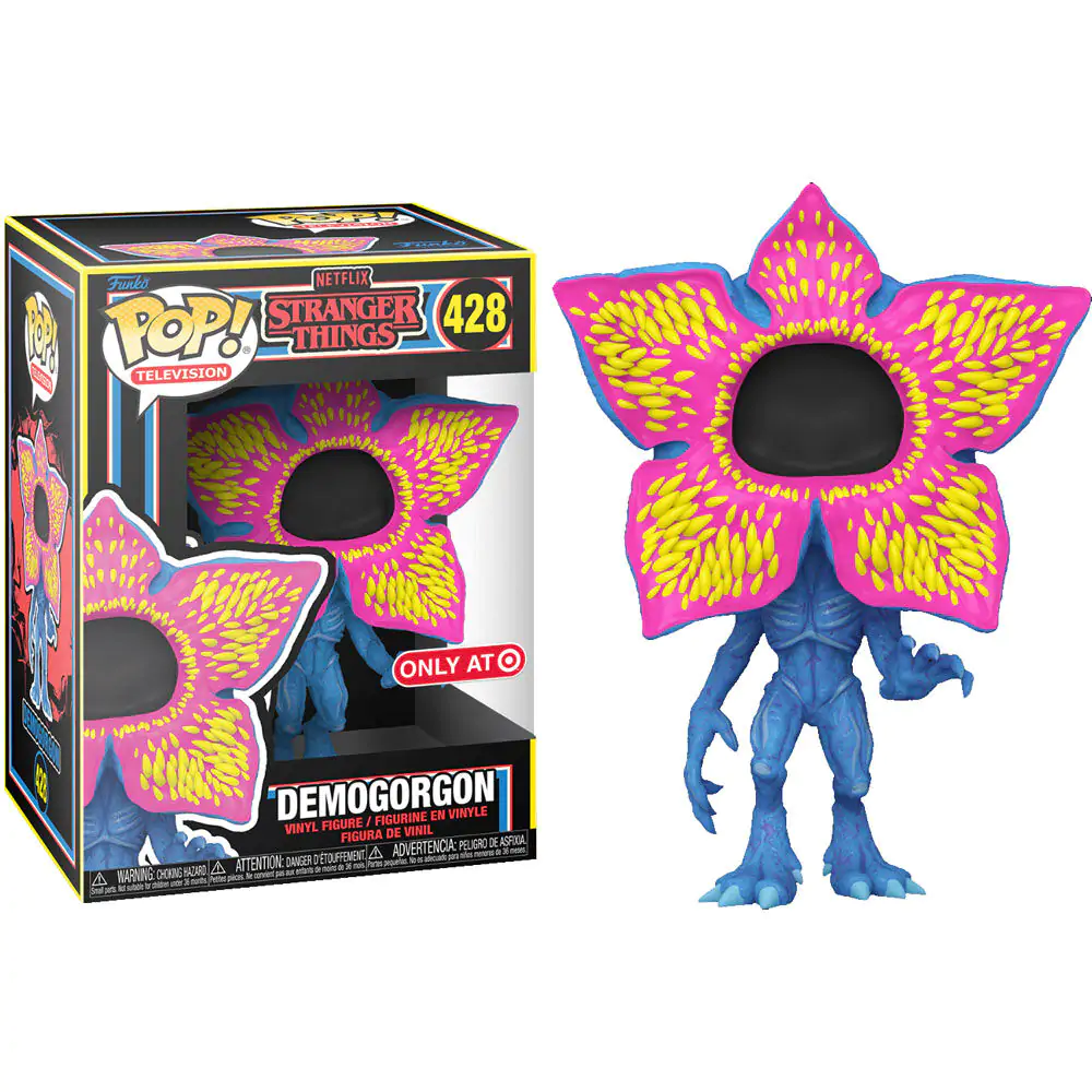 Figurină POP Stranger Things Open Face Demogorgon Black Light Exclusive poza produsului